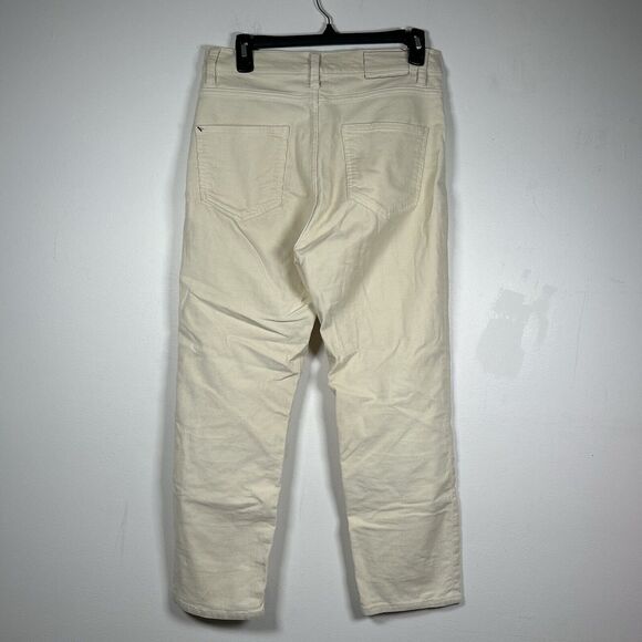 Marine Layer Corduroy Pants Casual Vintage Style Straight Cream Women's Size 27 - Picture 2 of 7